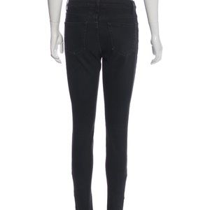 Black Saint Laurent mid-rise skinny size 28